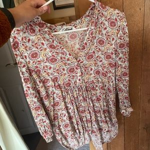 Zara flower top